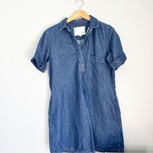 Anthropologie Pilcro Blue Denim Dress